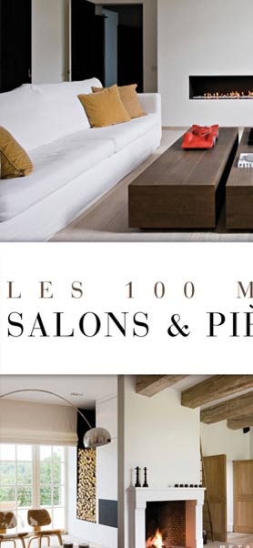 100 MEILLEURS SALONS ET PIECES A VIVRE